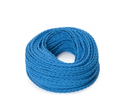 Cable Trenzado 2X0,75 Turquesa  X 1M [SKD-CT275-TURQUOISE]