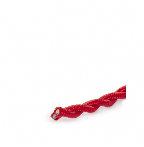 Cable Trenzado 2X0,75 Rojo  X 1M [SKD-CT275-RED]