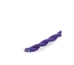 Cable Trenzado 2X0,75 Morado  X 1M [SKD-CT275-PURPLE] 2