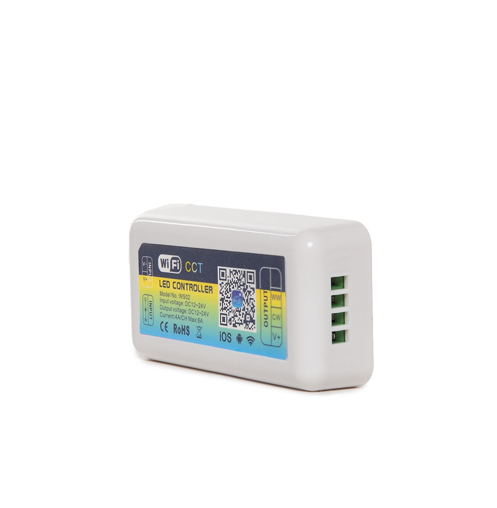 Controlador Wifi Tira LED Cct Variable Compatible Alexa