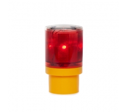 Baliza Solar LED Señalización - Rojo