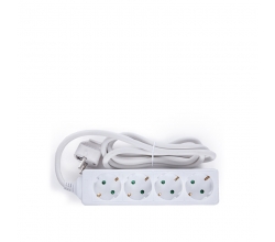 Enchufe Multiple - 4 Tomas Schuko - Protección Infantil - Cable 3G 1,5Mm2 1,5M 2