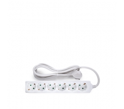 Enchufe Multiple - 6 Tomas Schuko - Protección Infantil - Cable 3G 1,5Mm2 1,5M 2