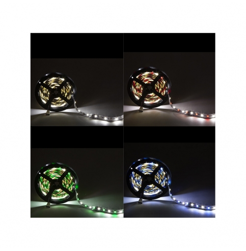 Tira LED 300 LEDs 60W SMD5050 24VDC IP20 RGB+Blanco x 5M