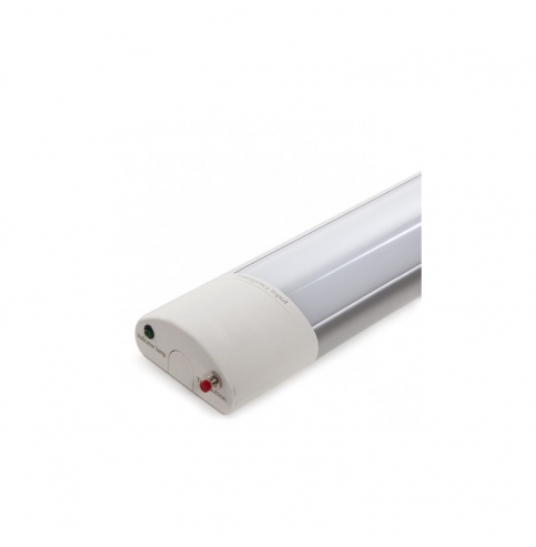 Luminaria LED Lineal Superfice 1200Mm 40W 120Lm/W 30.000H Funciones Emergencia