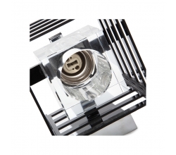 Aplique Cubo Paula Negro 1 X G9 (Sin Bombilla) [LTW-43-551-11-180] 2