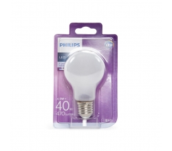 Bombilla LED Philips E27 A60 4,5W 470Lm Blanco Natural