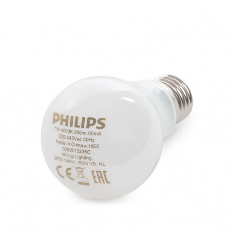 Bombilla LED Philips E27 A60 7W 806Lm Blanco Natural