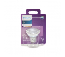 Bombilla LED Philips GU10 36D 3,5W 255Lm Blanco Natural