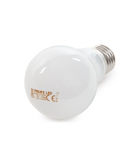 Bombilla LED Philips E27 A60 7W 806Lm Blanco Cálido