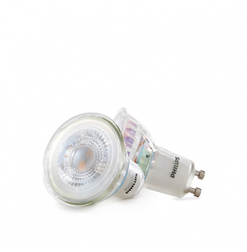 Bombilla LED Philips GU10 36D 3,5W 255Lm Blanco Cálido (2 Unidades)