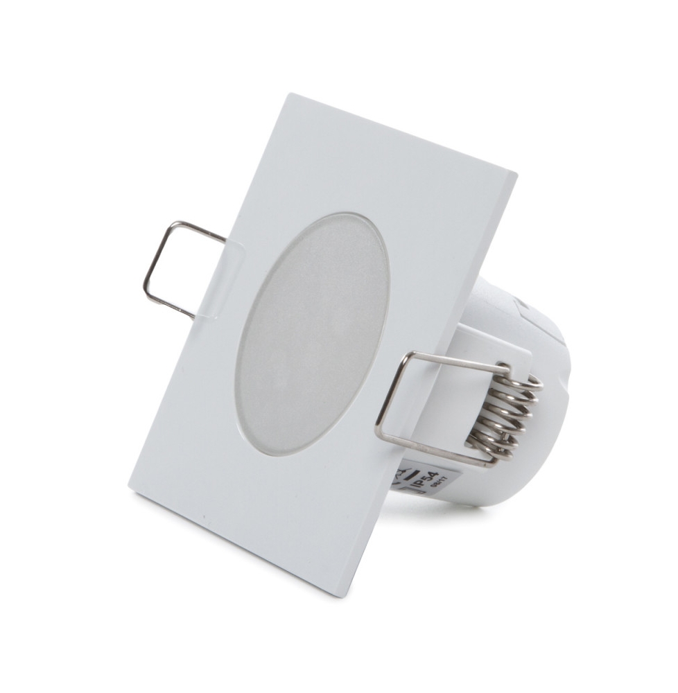 Foco Downlight  LED IP54 Baños Y Cocinas Cuadrado 5W 350Lm 25.000H Foco Downlight  LED IP54 Baños Y Cocinas Cuadrado 5W 350Lm 25.000H