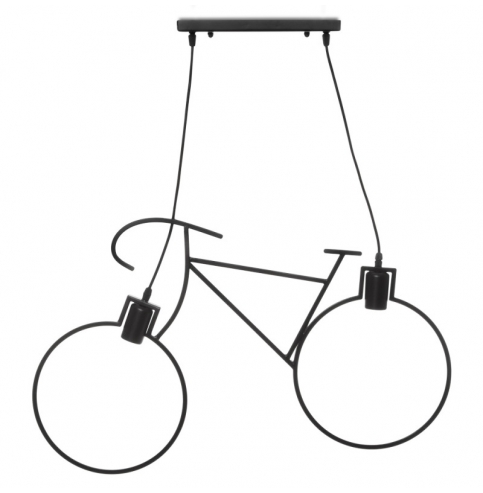 Lámpara Colgante Bicycle 2xE27 (Sin Bombillas) Negro [LM-8930]