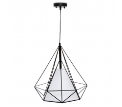 Lámpara Colgante Dimen 1xE27 (Sin Bombillas) Negro [LM-8918]
