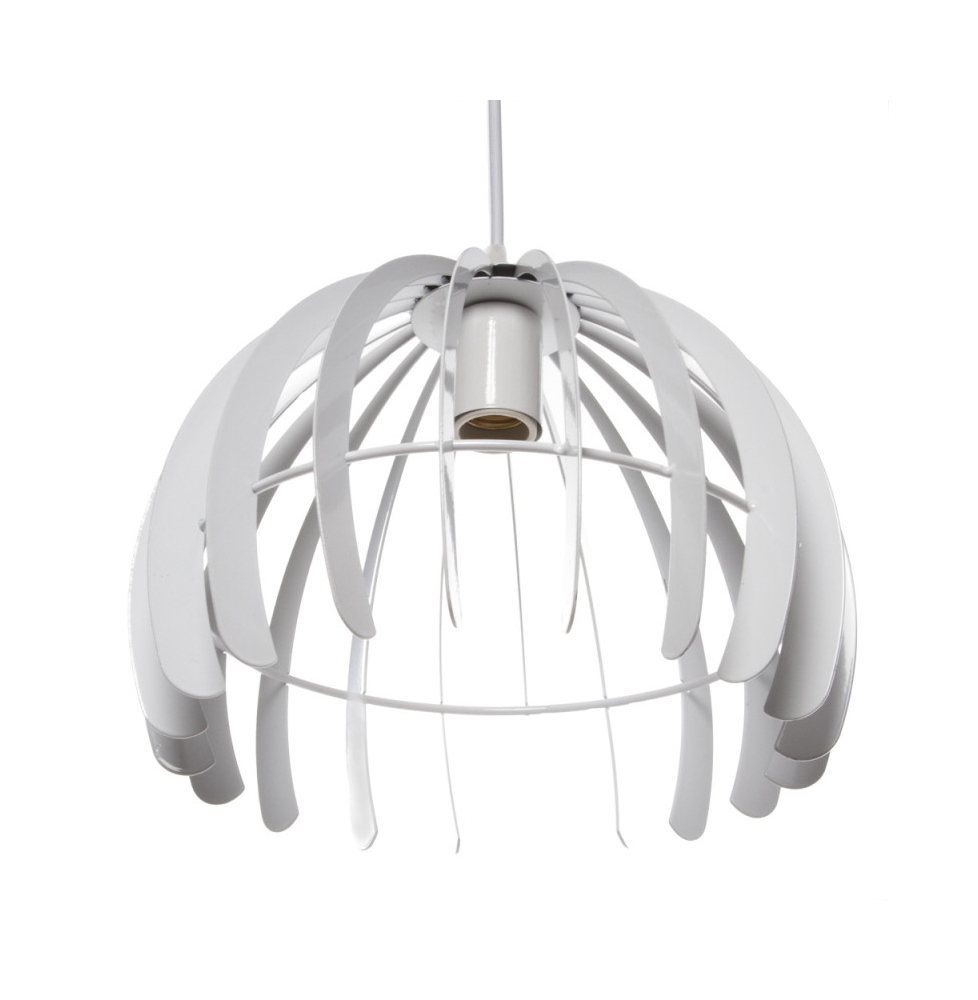 Lámpara Colgante Trang 1xE27 (Sin Bombillas) Blanco [LM-8040]