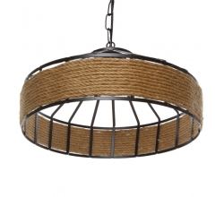 Lámpara Colgante West 1xE27 (Sin Bombillas) Negro [LM-8024]