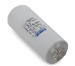 Condensador Motor 60µF 250-450V Faston Doble Tornillo M8 50x120mm 2