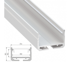 Perfíl Aluminio Tipo SILEDA 2,02M