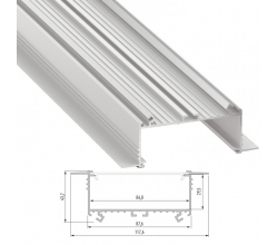Perfíl Aluminio  SORGA 2,02M