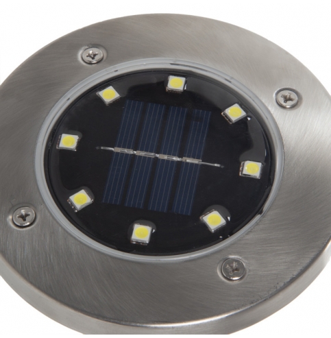 Luz Jardín LED Solar IP65 8x2835SMD Sensor Luz