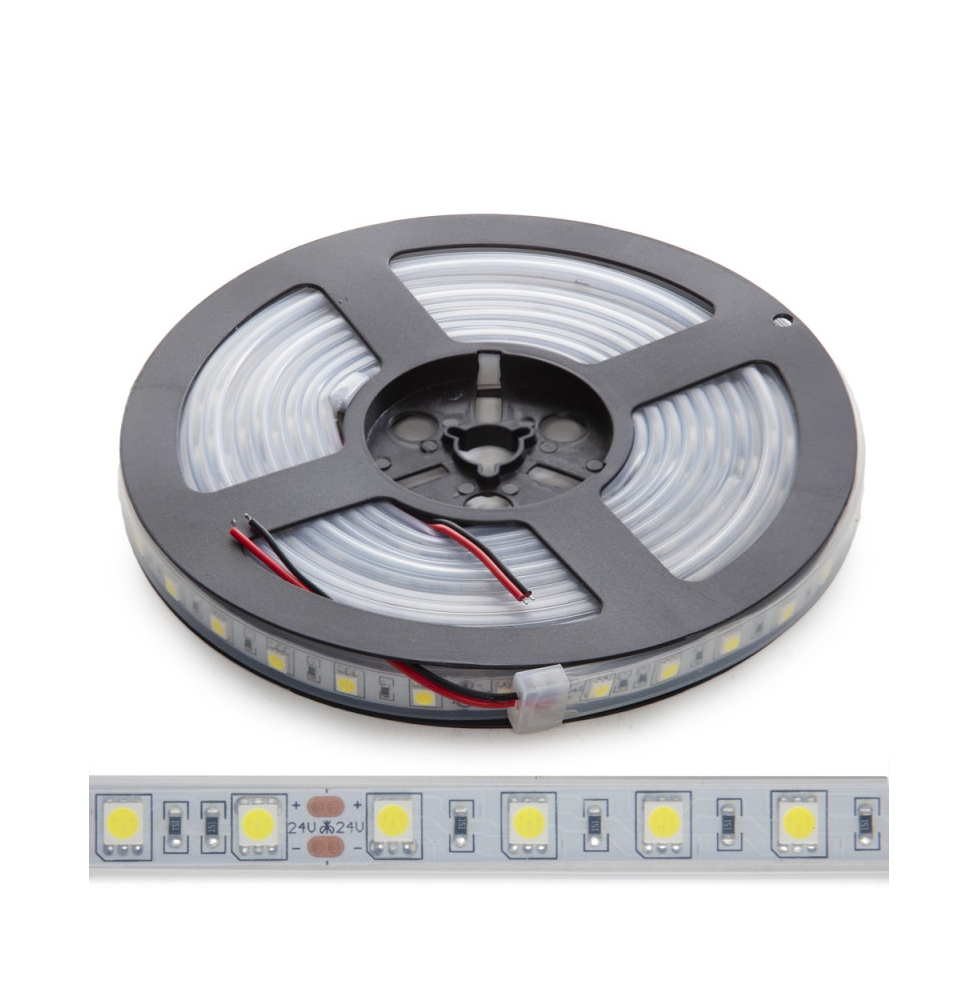 Tira LED 14,4W/M 72W IP65 24V UR-UR360035B-CW x 5M