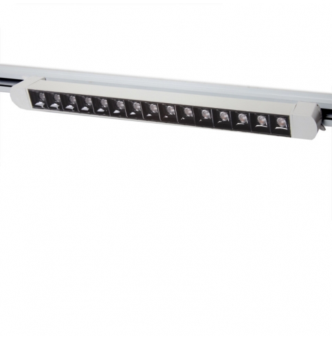 Foco Carril LED Monofásico Lineal Munich 15W 36º UGR 17 Blanco