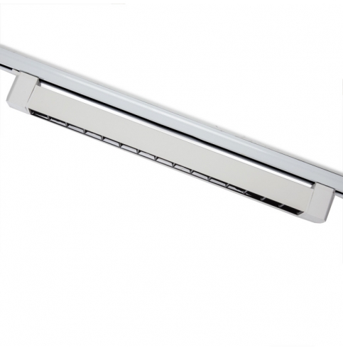 Foco Carril LED Monofásico Lineal Munich 15W 36º UGR 17 Blanco