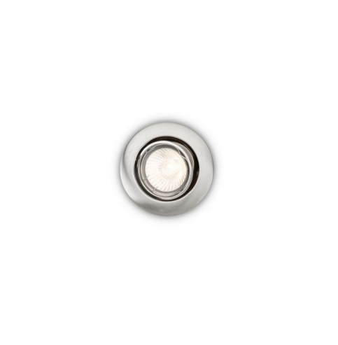 Foco Empotrable Philips Enif Circular Níquel Satinado GU10