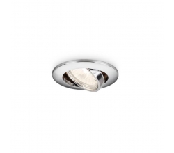 Foco Empotrable Philips Enif Circular Cromado GU10