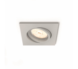 Foco Empotrable Philips Enneper Cuadrado Plateado GU10