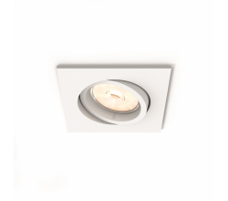 Foco Empotrable Philips Enneper Cuadrado Blanco GU10