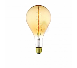 Bombilla E27 - Filamento Carbono - Ámbar - Dimable- Blanco Cálido [AM-AV165_2]