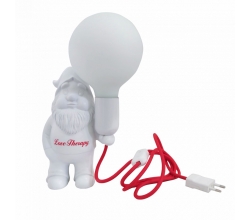 Gnomo Acabado Color Blanco con Bombilla LED G125 Opal [AM-NN201] 2