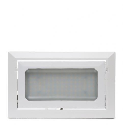 Foco Downlight LED Rectangular Basculante SMD3030 30W 3300Lm 40.000H