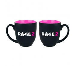 Taza logo Rage 2 negra