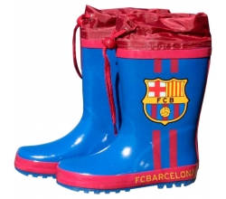 Botas agua azules cierre...