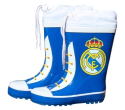 Botas agua azules cierre...