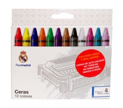 Caja ceras colores Real Madrid