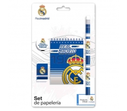 Set papeleria + bloc Real...