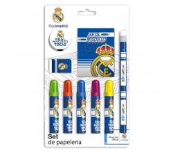 Set papeleria Real Madrid 9pzs