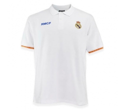 Polo Real Madrid blanco junior