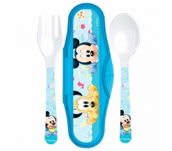 Set 2 cubiertos Mickey...