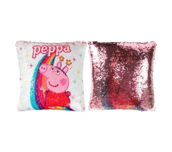 Cojin Peppa Pig lentejuelas