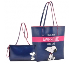 Set 2 bolsos Snoopy Blue