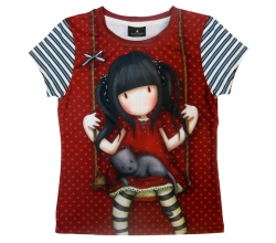 Camiseta Gorjuss granate
