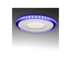 Foco Downlight  LED Circular con Cristal Duo (Blanco/Azul) Ø130Mm 10W 800Lm 30.000H 2