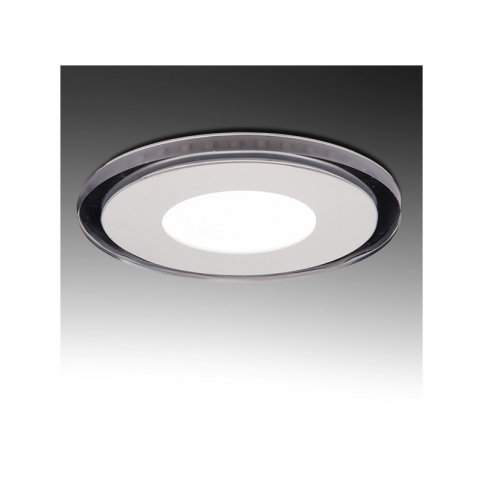 Foco Downlight  LED Circular con Cristal Duo (Blanco/Azul) Ø130Mm 10W 800Lm 30.000H