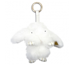 Llavero peluche Conejo blanco