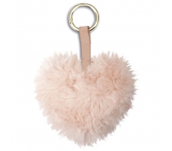 Llavero peluche Corazon rosa