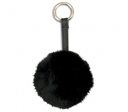 Llavero peluche Pompon negro